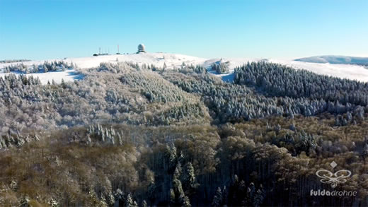 Luftaufnahme der Woche ~ KW 07/2021 ~ Die Wasserkuppe in der Rhön