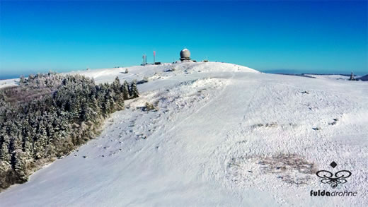 Luftaufnahme der Woche ~ KW 07/2021 ~ Die Wasserkuppe in der Rhön