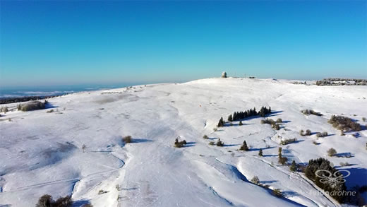 Luftaufnahme der Woche ~ KW 07/2021 ~ Die Wasserkuppe in der Rhön