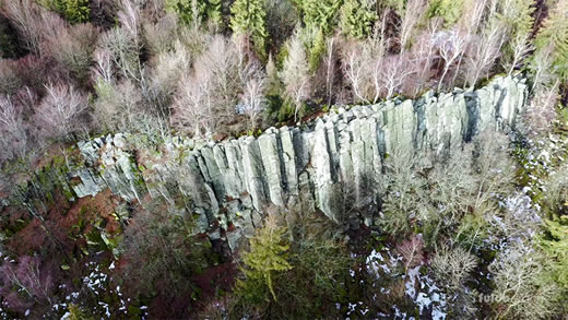 Luftaufnahme der Woche ~ KW 10/2021 ~ Die Steinwand in der Rhön