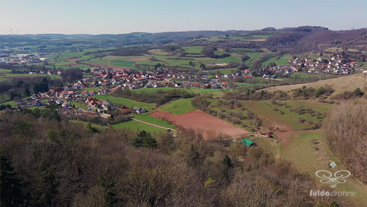 Luftaufnahme der Woche ~ KW 21/2021 ~ Elm - Stadtteil von Schlüchtern im Main-Kinzig-Kreis