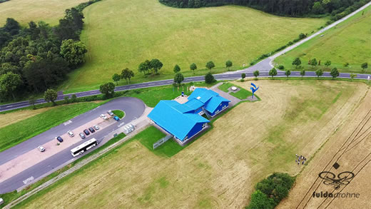 Luftaufnahme der Woche ~ KW 30/2021 ~ Gedenkstätte „Point Alpha“ an der ehemaligen innerdeutschen Grenze zwischen Rasdorf und Geisa