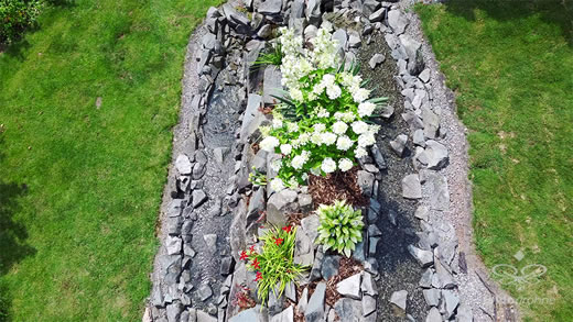 Luftaufnahme der Woche ~ KW 31/2021 ~ Es blüht in unserem Garten