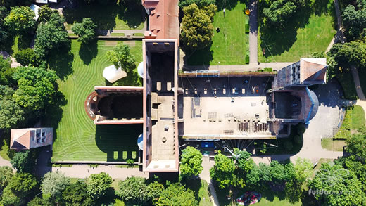 Luftaufnahme der Woche ~ KW 41/2021 ~ Die Stiftsruine in Bad Hersfeld