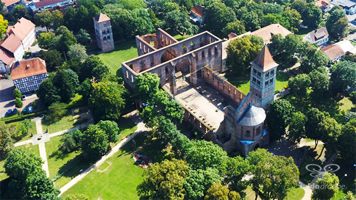 Luftaufnahme der Woche ~ KW 41/2021 ~ Die Stiftsruine in Bad Hersfeld