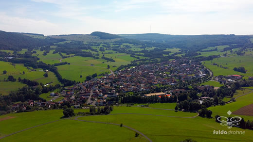 Luftaufnahme der Woche ~ KW 45/2021 ~ Wüstensachsen in der Rhön (Gemeinde Ehrenberg)