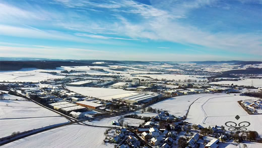 Luftaufnahme der Woche ~ KW 01/2022 ~ Rodges und der Industriepark Fulda-West