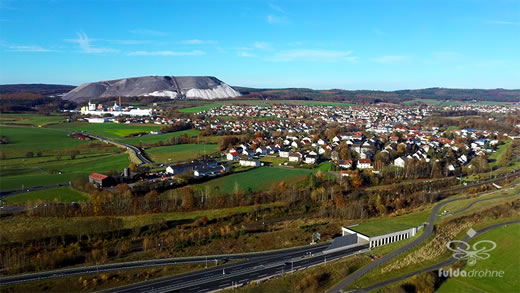 Luftaufnahme der Woche ~ KW 05/2022 ~ Tunnel an der A66, der Kaliberg und Neuhof