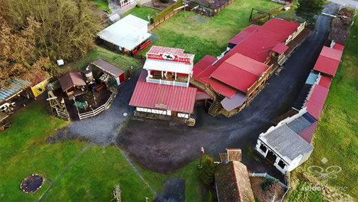 Luftaufnahme der Woche ~ KW 08/2022 ~ „Lingelcreek“ - die Westernstadt in Alsfeld-Lingelbach im Vogelsberg