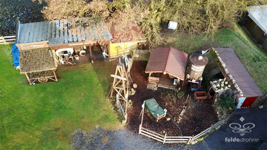 Luftaufnahme der Woche ~ KW 08/2022 ~ „Lingelcreek“ - die Westernstadt in Alsfeld-Lingelbach im Vogelsberg