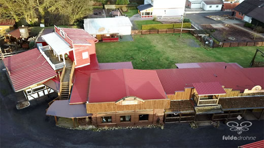 Luftaufnahme der Woche ~ KW 08/2022 ~ „Lingelcreek“ - die Westernstadt in Alsfeld-Lingelbach im Vogelsberg