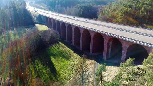 Luftaufnahme der Woche ~ KW 09/2022 ~ Die „Asbachtalbrücke“ bei Bad Hersfeld