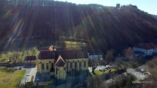 Luftaufnahme der Woche ~ KW 14/2022 ~ Kloster Altstadt bei Hammelburg in Unterfranken