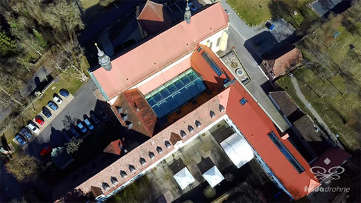 Luftaufnahme der Woche ~ KW 14/2022 ~ Kloster Altstadt bei Hammelburg in Unterfranken