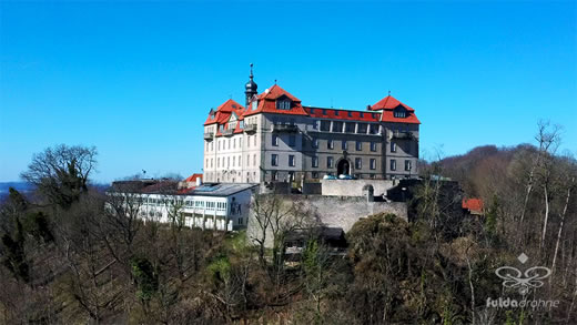 Luftaufnahme der Woche ~ KW 15/2022 ~ Schloss Bieberstein bei Hofbieber in der Rhön