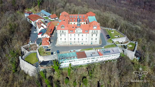 Luftaufnahme der Woche ~ KW 15/2022 ~ Schloss Bieberstein bei Hofbieber in der Rhön