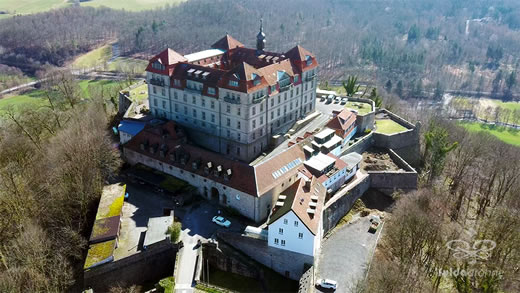 Luftaufnahme der Woche ~ KW 15/2022 ~ Schloss Bieberstein bei Hofbieber in der Rhön