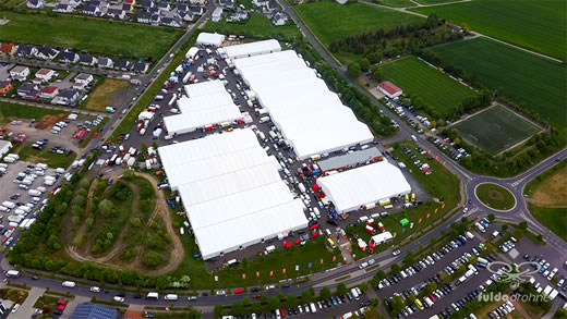 Luftaufnahme der Woche ~ KW 19/2022 ~ Die RETTmobil 2022 auf dem Fuldaer Messegelände Galerie