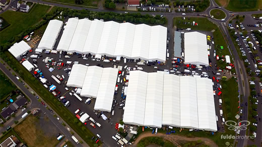 Luftaufnahme der Woche ~ KW 19/2022 ~ Die RETTmobil 2022 auf dem Fuldaer Messegelände Galerie