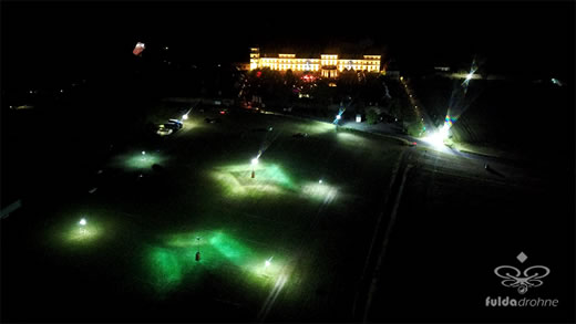 Luftaufnahme der Woche ~ KW 26/2022 ~ „200 Jahre Landkreis Fulda“ auf Schloss Fasanerie