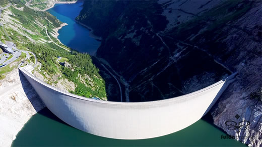 Luftaufnahme der Woche ~ KW 27/2022 ~ Die „Kölnbreinsperre“ im Maltatal in Kärnten