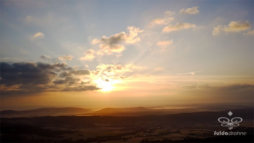 Luftaufnahme der Woche ~ KW 34/2022 ~ Sonnenaufgang in der Rhön
