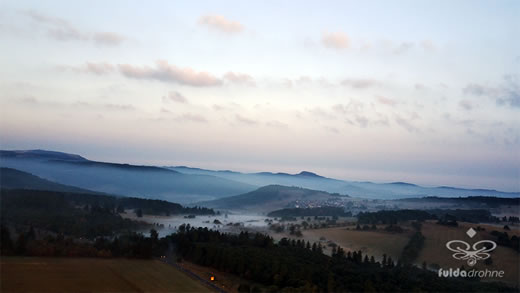 Luftaufnahme der Woche ~ KW 34/2022 ~ Sonnenaufgang in der Rhön
