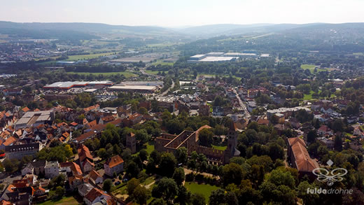 Luftaufnahme der Woche ~ KW 49/2022 ~ Bad Hersfeld mit der Stiftsruine